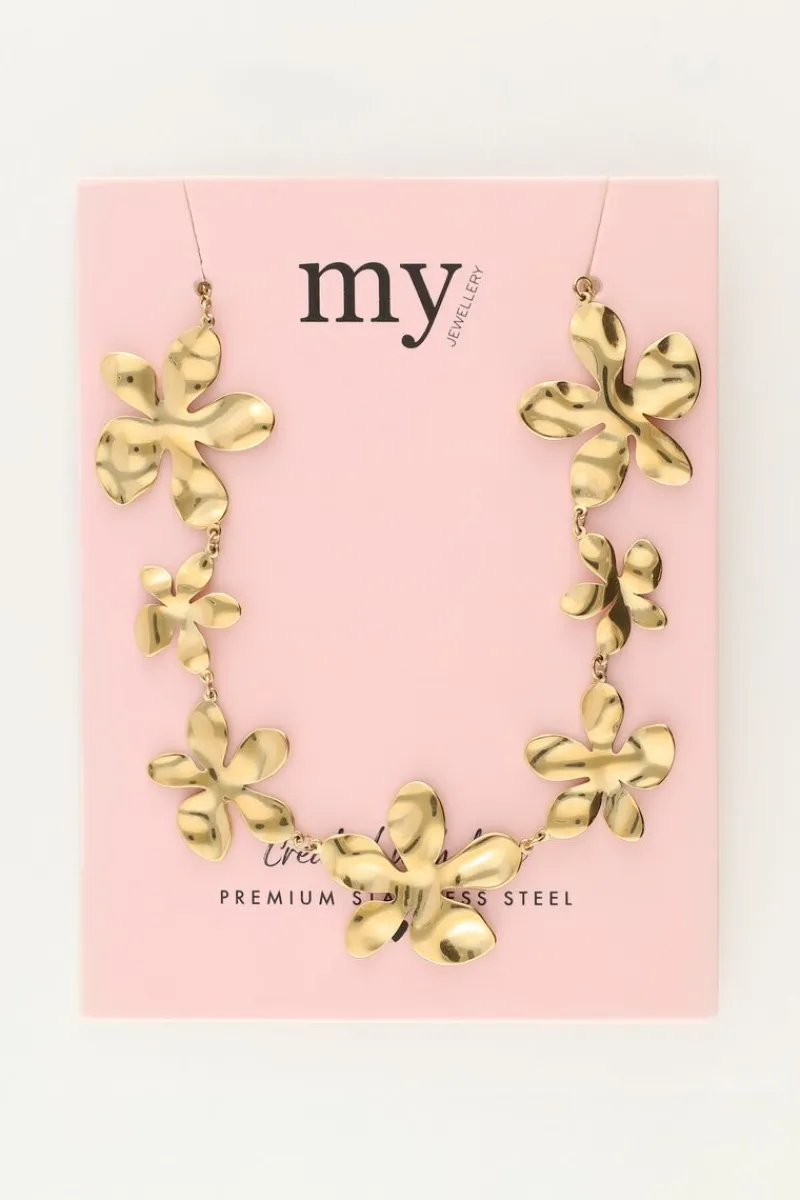My Jewellery Collier à Fleurs Plates Hot