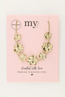 My Jewellery Collier à Fleurs Texturées Discount