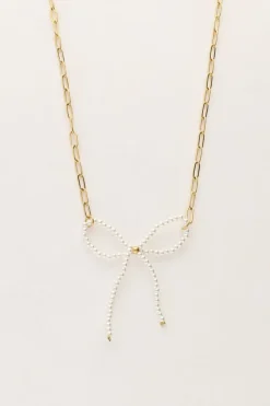My Jewellery Collier à Maillons Avec Nœud En Perles Fashion