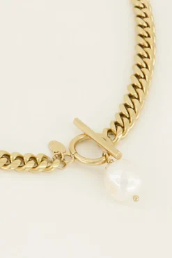 My Jewellery Collier à Maillons Avec Perle Nacrée Clearance