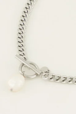 My Jewellery Collier à Maillons Avec Perle Nacrée Clearance