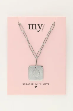 My Jewellery Collier à Pendentif Avec Smiley Fashion