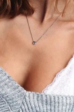 My Jewellery Collier Argenté à Initiale – A-Z Discount