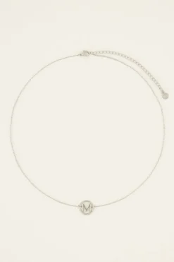 My Jewellery Collier Avec Médaillon Initiale Discount