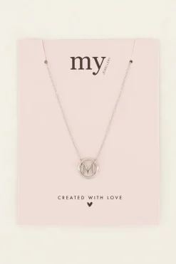 My Jewellery Collier Avec Médaillon Initiale Discount