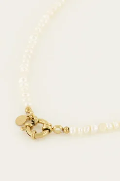 My Jewellery Collier Avec Perles Nacrées Et Fermoir Clearance
