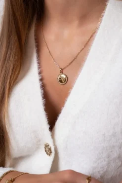 My Jewellery Collier Avec Pièce à Initiale New