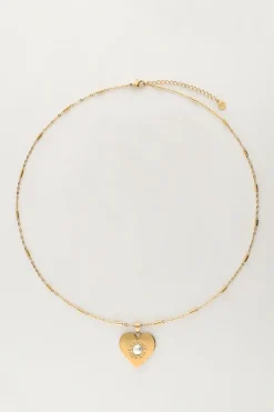 My Jewellery Collier Avec Un Grand Cœur Et Une Perle Online