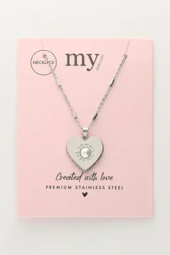 My Jewellery Collier Avec Un Grand Cœur Et Une Perle Online