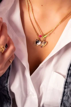My Jewellery Collier Candy Avec Charms Et Fermoir Vert Clearance