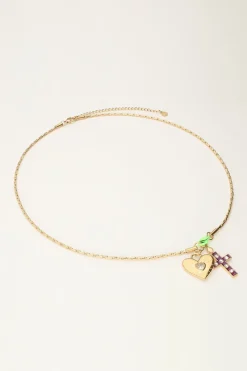 My Jewellery Collier Candy Avec Charms Et Fermoir Vert Clearance