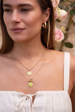 My Jewellery Collier Casa Fiore Avec Fleur D’hibiscus Jaune Hot