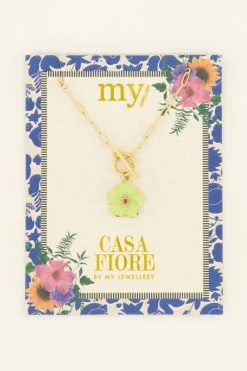 My Jewellery Collier Casa Fiore Avec Fleur D’hibiscus Jaune Hot