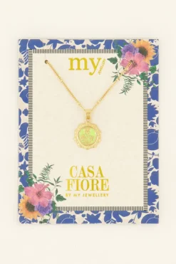 My Jewellery Collier Casa Fiore Avec Pendentif à Fleurs Doré Online