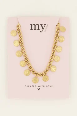 My Jewellery Collier Chaîne à Grosses Breloques Best