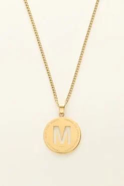 My Jewellery Collier Chaîne à Médaillon Initiale Online
