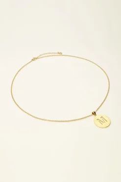 My Jewellery Collier Chaîne à Médaillon Initiale Online