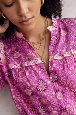 My Jewellery Collier Chaîne Avec Grand Pendentif Cœur Ouvert Sale