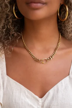 My Jewellery Collier Chaîne Iconic Avec Gros Fermoir Hot