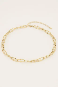 My Jewellery Collier Chaîne Iconic Avec Perles Clearance