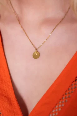 My Jewellery Collier Chaîne Médaillon Et Coeur Hot