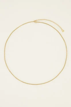 My Jewellery Collier Chaîne Mi-long à Maillons Ronds Discount