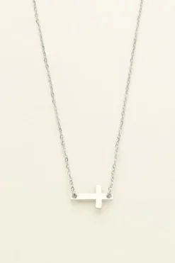 My Jewellery Collier Chaîne Pendentif Croix Hot