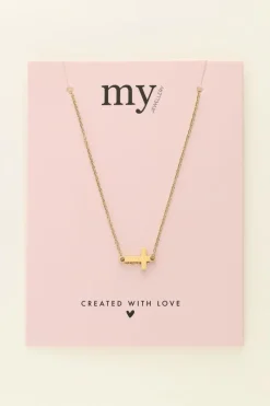 My Jewellery Collier Chaîne Pendentif Croix Hot