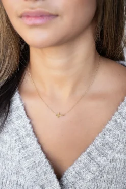 My Jewellery Collier Chaîne Pendentif Croix Hot