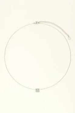 My Jewellery Collier Chaîne Pendentif Carré Discount