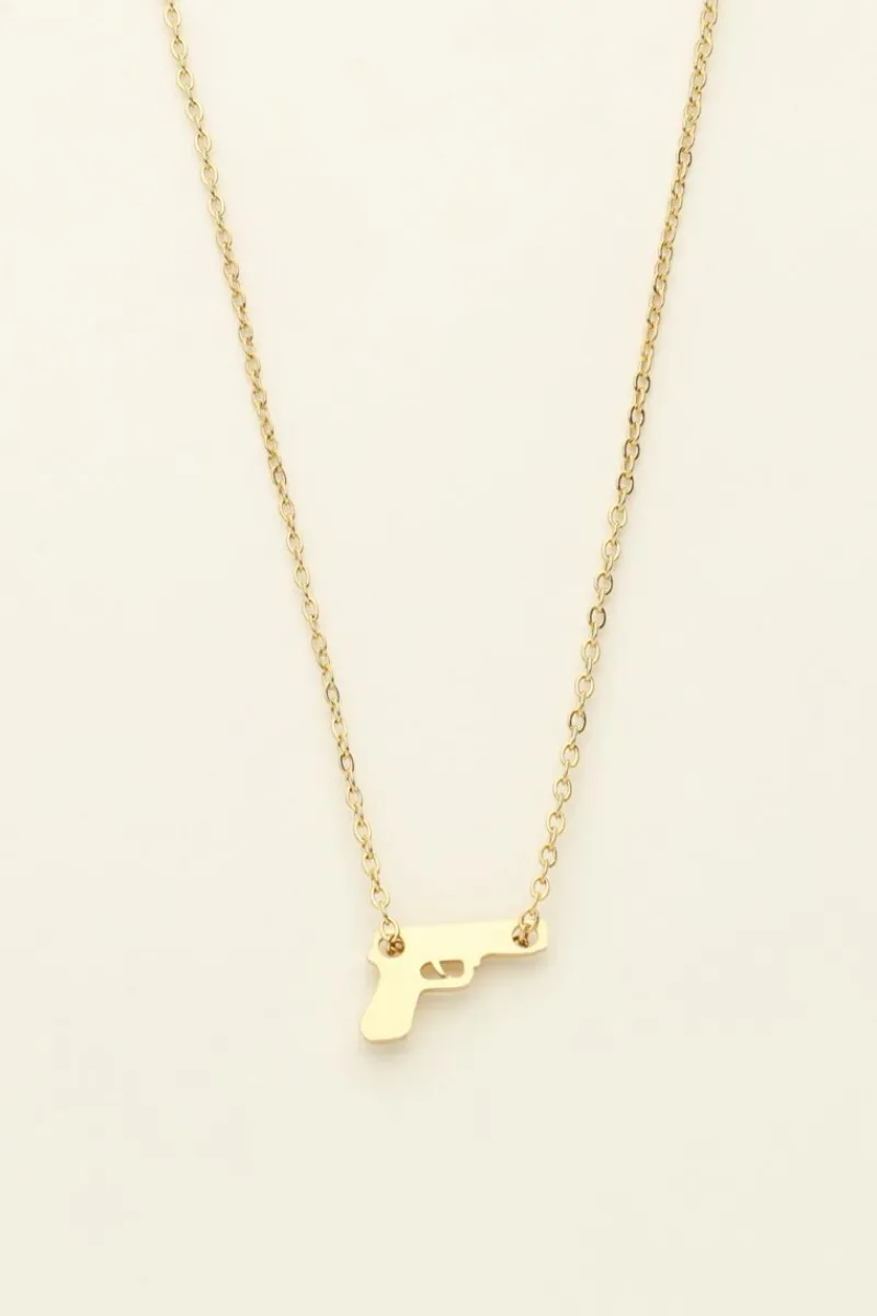 My Jewellery Collier Chaîne Pendentif Pistolet Outlet