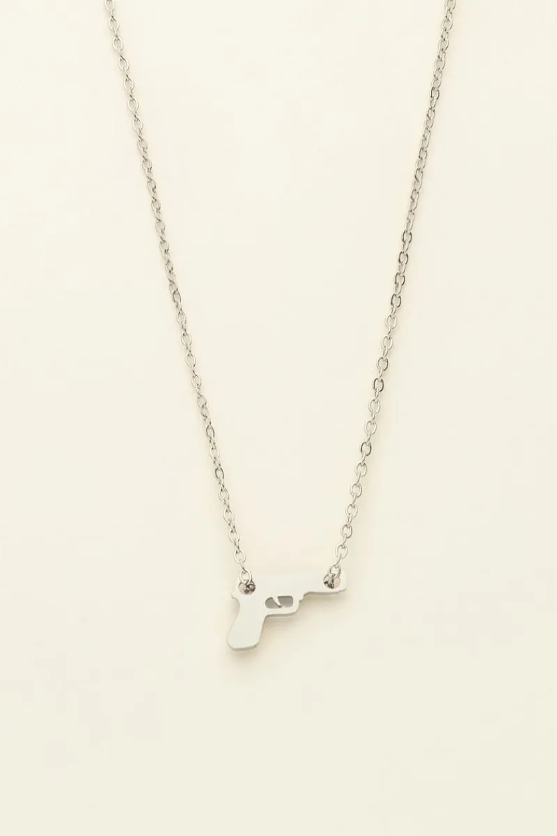 My Jewellery Collier Chaîne Pendentif Pistolet Outlet