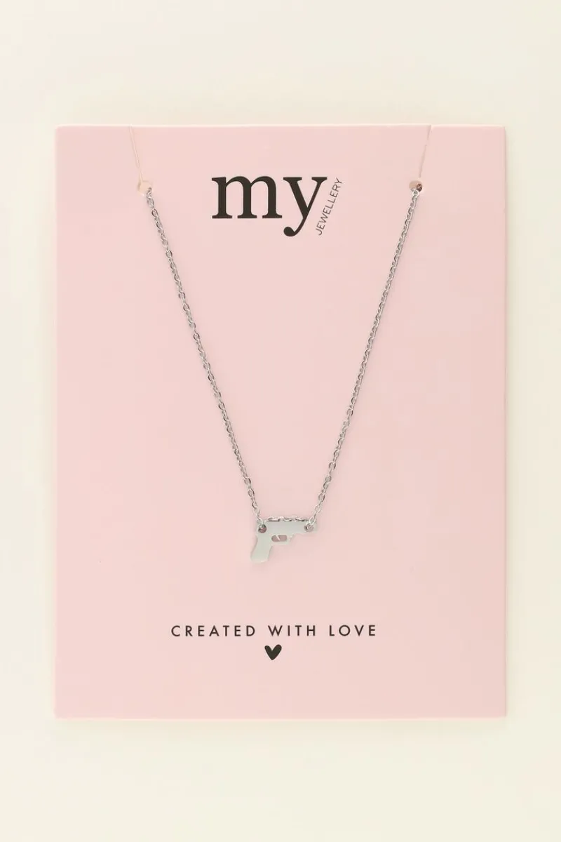 My Jewellery Collier Chaîne Pendentif Pistolet Outlet