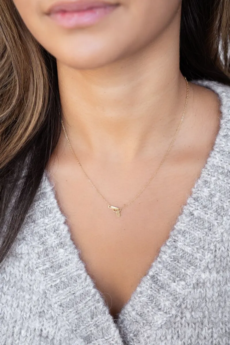 My Jewellery Collier Chaîne Pendentif Pistolet Outlet
