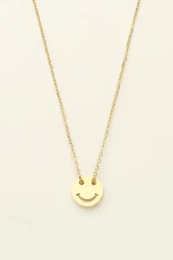 My Jewellery Collier Chaîne Pendentif Smiley Discount