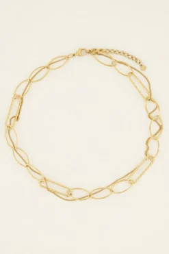 My Jewellery Collier Chaînes Deux Rangs Online