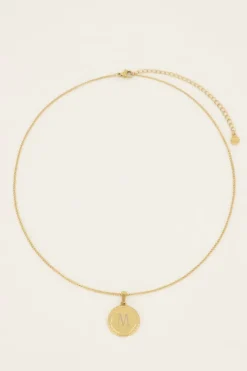My Jewellery Collier Court Et Médaillon à Graver Atelier Clearance