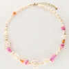 My Jewellery Collier De Perles Avec Perles Roses Et Coquillages Best