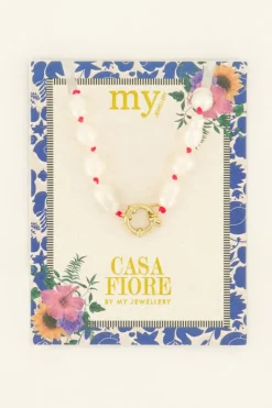 My Jewellery Collier De Perles Casa Fiore Rose Sale