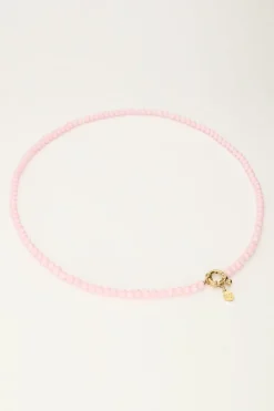 My Jewellery Collier De Perles Rose Pâle Avec Fermoir Sale