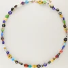 My Jewellery Collier Equal Avec Perles De Verre Colorées Clearance