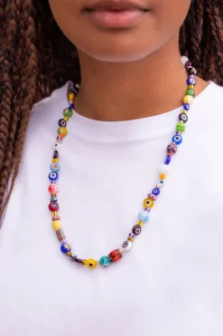 My Jewellery Collier Equal Avec Perles De Verre Colorées Clearance