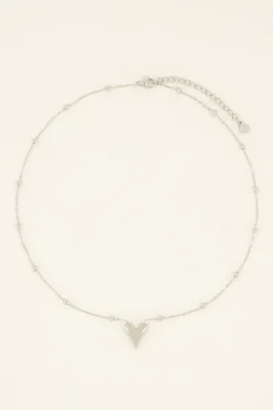 My Jewellery Collier Mi-long Avec Petit Cœur Discount