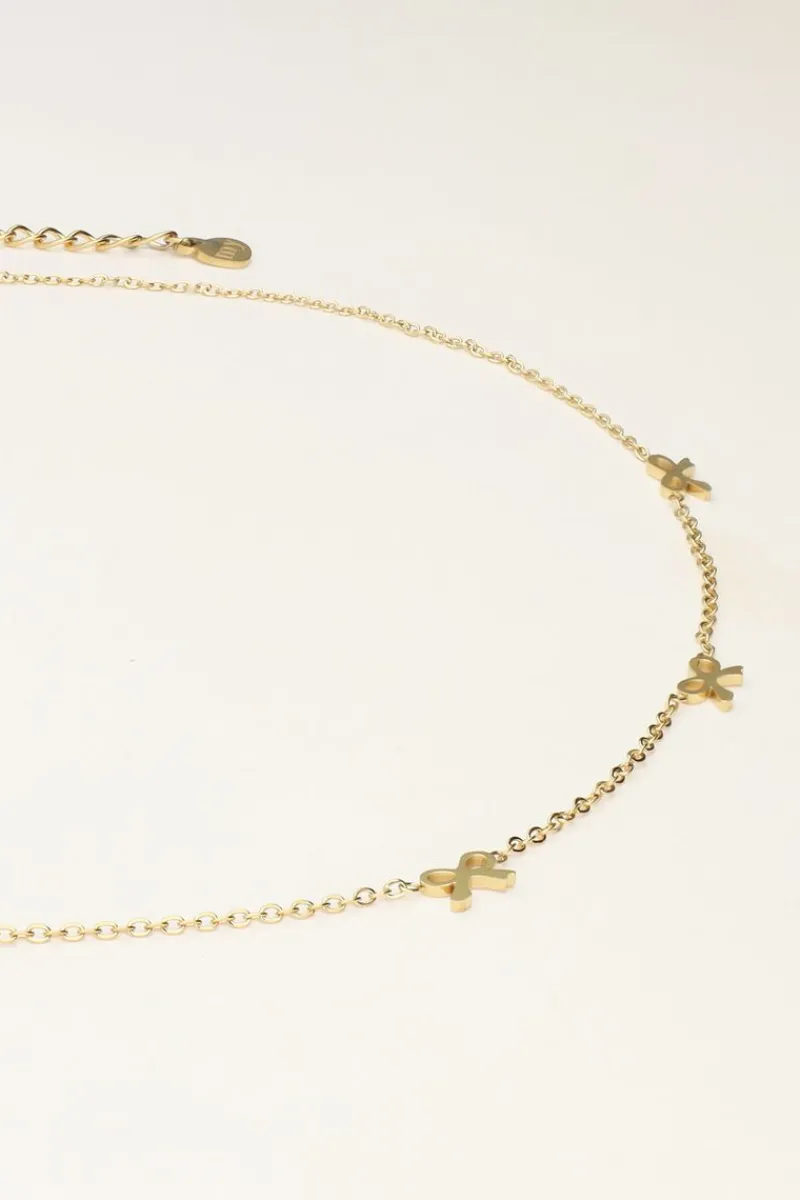 My Jewellery Collier Minimaliste Avec 5 Mini Nœuds Best