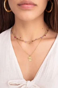 My Jewellery Collier Minimaliste Avec Cœur Rouge Online