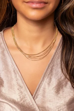 My Jewellery Collier Multirangs 6 Chaînes Best
