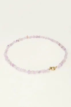 My Jewellery Collier Océan Avec Pierres Lilas Best