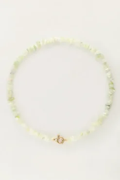 My Jewellery Collier Océan Avec Pierres Vert Menthe Hot