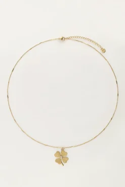 My Jewellery Collier Starry Avec Trèfle Et Strass Sale