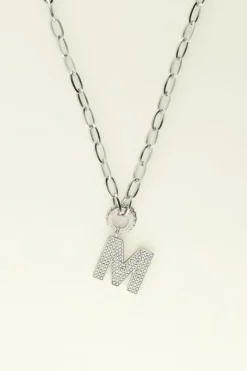 My Jewellery Collier Strass à Initiale Hot
